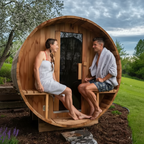 ArcTherm ShingleWrap Barrel Sauna