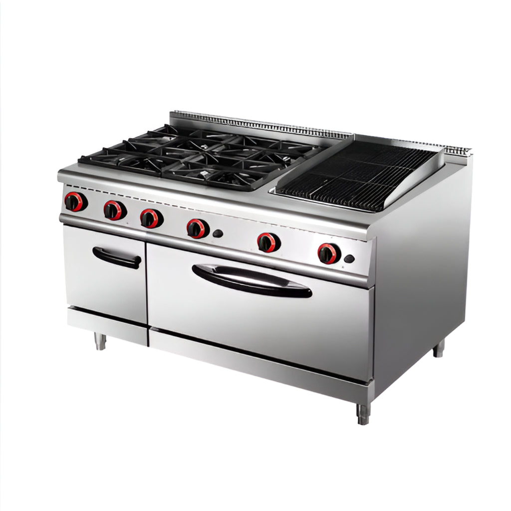VulcanTerra 60" Dual Fuel Range with CharGrill