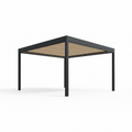 Solara Nordic Slatted Modern Pavilion