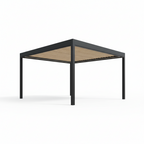 Solara Nordic Slatted Modern Pavilion