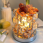 Lumera Prism Cascade Crystal Salt Lamp
