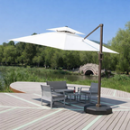 EmberVale LumenArc Cantilever Patio Umbrella