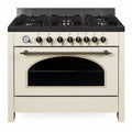 Cressida Atelier Ivory 90cm Pro Gas Range with Heritage Arch Window