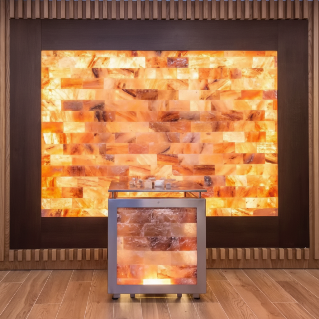 Aurelia Lux Himalayan Salt Brick Panel