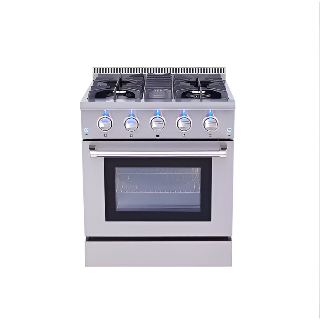 LumaFlame 30" Dual Fuel Range